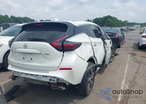 2020 Nissan Murano S Intelligent Awd z USA, uszkodzony, nr VIN 5N1AZ2AS4LN160665